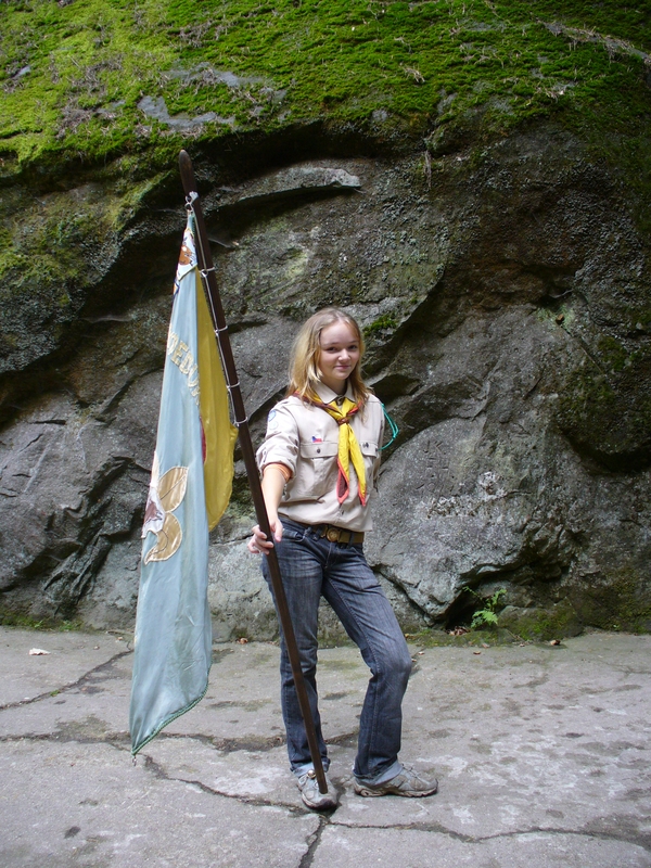 Vichřice a oddílová vlajka (nerozlučná dvojka)